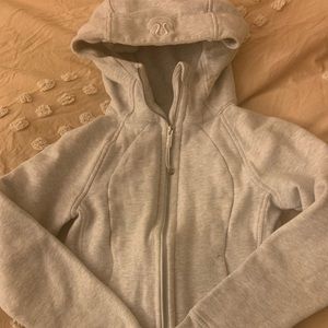 COPY - Lululemon Light Grey Scuba Full-Zip Hoodie